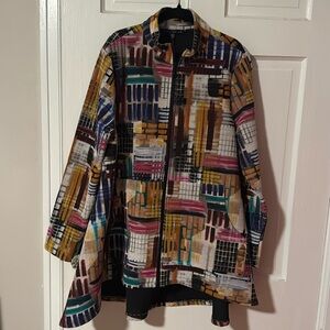 Kozan Women's Jacket; long sleeves, full front zip, ribbed fabric made in Turkey